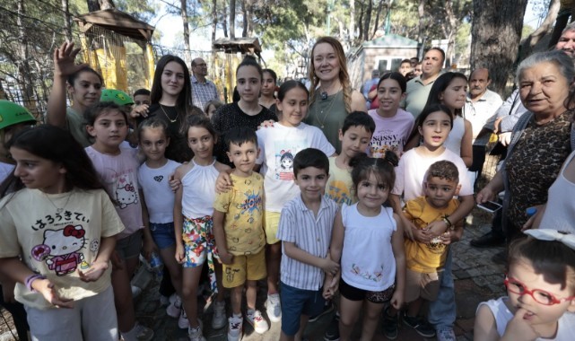 Başkan Mutlu Macera Parkı’nda çocuklarla bir araya geldi