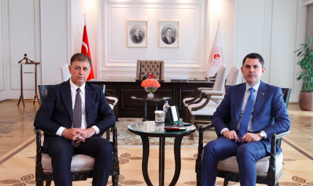 Başkan Tugay ve Bakan Kurum'dan kentsel dönüşüm zirvesi
