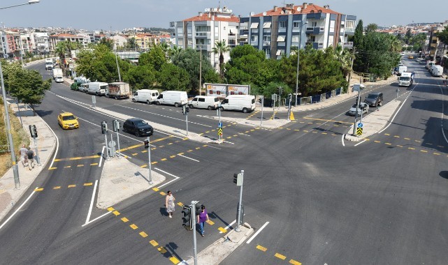 Buca’nın ana arterleri teker teker yenileniyor