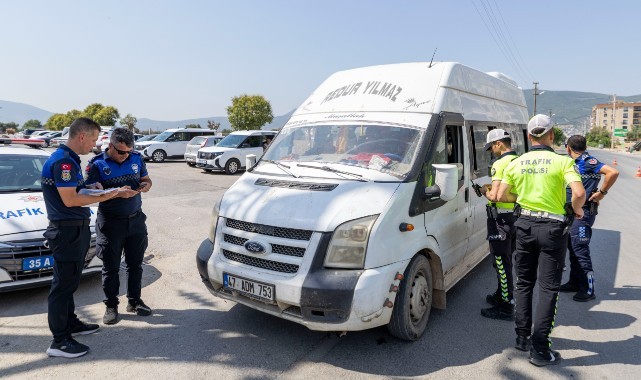 Büyükşehir’den tarım işçisi servislerine sıkı denetim