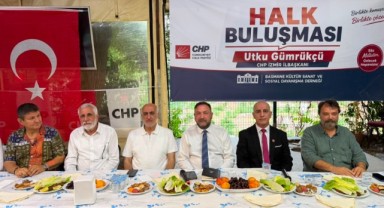 Gümrükçü Basmane'de Halk Buluşmasında Konuştu