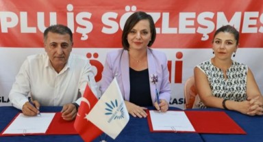 Karabağlar Belediyesi'nde toplu iş sözleşmesi sevinci