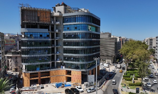 Konak’ın yeni hizmet binasında sona yaklaşıldı
