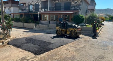 Yenifoça Değirmendere Caddesi’nde Asfalt Çalışmaları Tüm Hızıyla Sürüyor